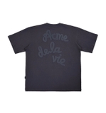 Embossing Script T-Shirt - Grey