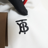 Burberry TB Icon Stripe Polo - White