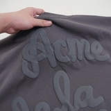 Embossing Script T-Shirt - Grey