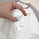 Thom Browne Raglan 4-Bar T-Shirt Beige