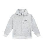 Stussy Shattered Hoodie Zip - Grey