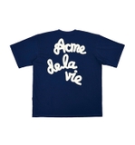 Embossing Script T-Shirt - Navy