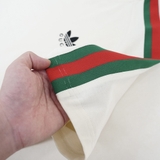 Gucci Adidas Trefoil Silicon T-Shirt Beige