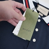 Gucci Piquet Double G Polo - Navy