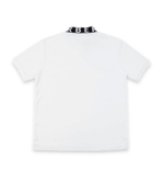 Burberry Logo Intarsia Polo - White