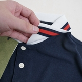 Gucci Piquet Double G Polo - Navy