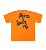 Embossing Script T-Shirt - Orange