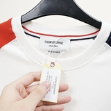 Thom Browne Raglan 4-Bar T-Shirt Red-Navy