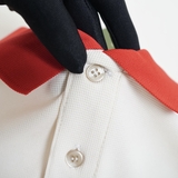 Gucci Contrast Collar Polo - Beige
