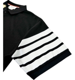 Polo Thom Browne 4-Bars Black
