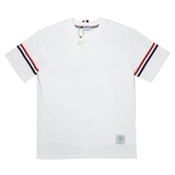Thom Browne Viền Tay Kẻ Sọc T-Shirt - White