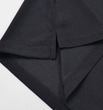 Burberry Logo Intarsia Polo - Black