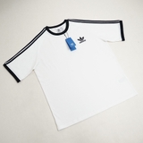 Adidas Basic 3-Stripes T-shirt - White