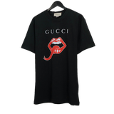 Gucci Mouth Print T-shirt Black