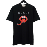 Gucci Mouth Print T-shirt Black