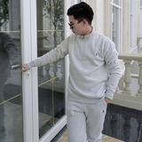 Ralph Lauren Harrington Double-Knit Pant - Grey