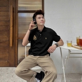Ralph Laurent Crown Royal Polo - Black