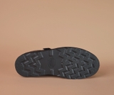 ECCO FISHMAN SANDAL IN BLACK - RESOLE