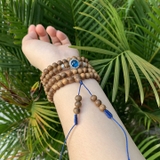 Vòng trầm hương 108 minh nguyệt xanh