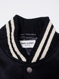 Áo Khoác SLP Logo-Embroidery Varsity Teddy