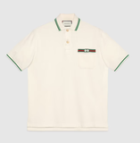 Áo Polo Gucci Cotton With Web And Interlocking G