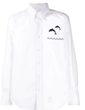 Áo Sơ Mi Thom Browne Dolphin Embroidered Shirt