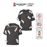 Áo Thun 13DE MARZO Doozoo Heart Luminous T-shirt Obsidian