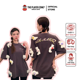 Áo Thun 13DE MARZO Doozoo Heart Luminous T-shirt Obsidian