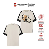 Áo Thun 13De Marzo Hook & Loop Logo T-shirt Beige