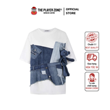 Áo Thun 13De Marzo Plush Denim Bear Multi Pockets Tee