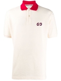 Áo Polo Gucci With GG Embroidered Logo