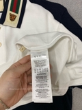 Áo Polo Gucci With Feline Head (Check Code) - Trắng