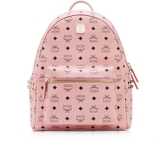 Balo MCM Stark Side Stud | Backpack màu Hồng đậm