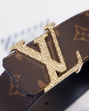Thắt lưng Louis Vuitton LV Iconic Guilloche Reversible Monogram