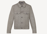 Áo Khoác Louis Vuitton LV Monogram Denim Grey Jacket