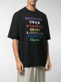 Áo Thun Balenciaga Languages Printed Tee BEST QUALITY