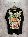 Áo Thun Moschino Dollar Teddy - Đen