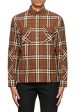 Áo Sơ Mi Burberry Brown Casual Check Shirt Check Code