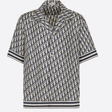 Áo Sơ Mi Dior Oblique Haiwaiian Multicolour Silk Shirt