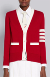 Áo Khoác Cardigan Thom Browne Diagonal Striped Icon