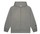 Áo Khoác Essentials Basic Full Zip-up Hoodie Charcoal
