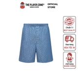 Set Sơ mi + Quần Short Dior Oblique Short-Sleeved Shirt Blue Silk and Cotton Jacquard - Blue