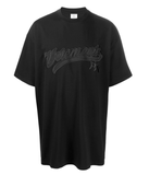 Áo Thun Vetements Black Logo-Embroidery