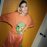 Áo Thun Drew House Dinosaur Orange Best Quality