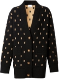 Áo Khoác Cardigan Burberry Intarsia Logo