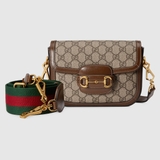 Túi Xách Gucci 1955 Horsebit Shoulder Bag Màu Nâu