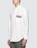Áo sơ mi Thom Browne Grosgrain Pocket Trim
