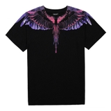 Áo Thun Marcelo Burlon Black Purple Printed Wings (Black)