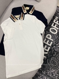 Áo Polo Gucci With Feline Head (Check Code) - Trắng
