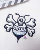 Áo thun Dior and Shawn Bee Embroidered